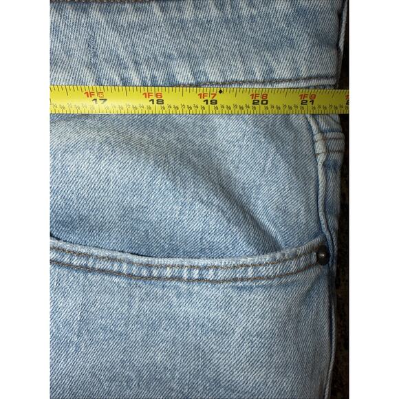 Madewell 20W Perfect Vintage Crop Light Wash Distressed Jeans NWT - Picture 5 of 9